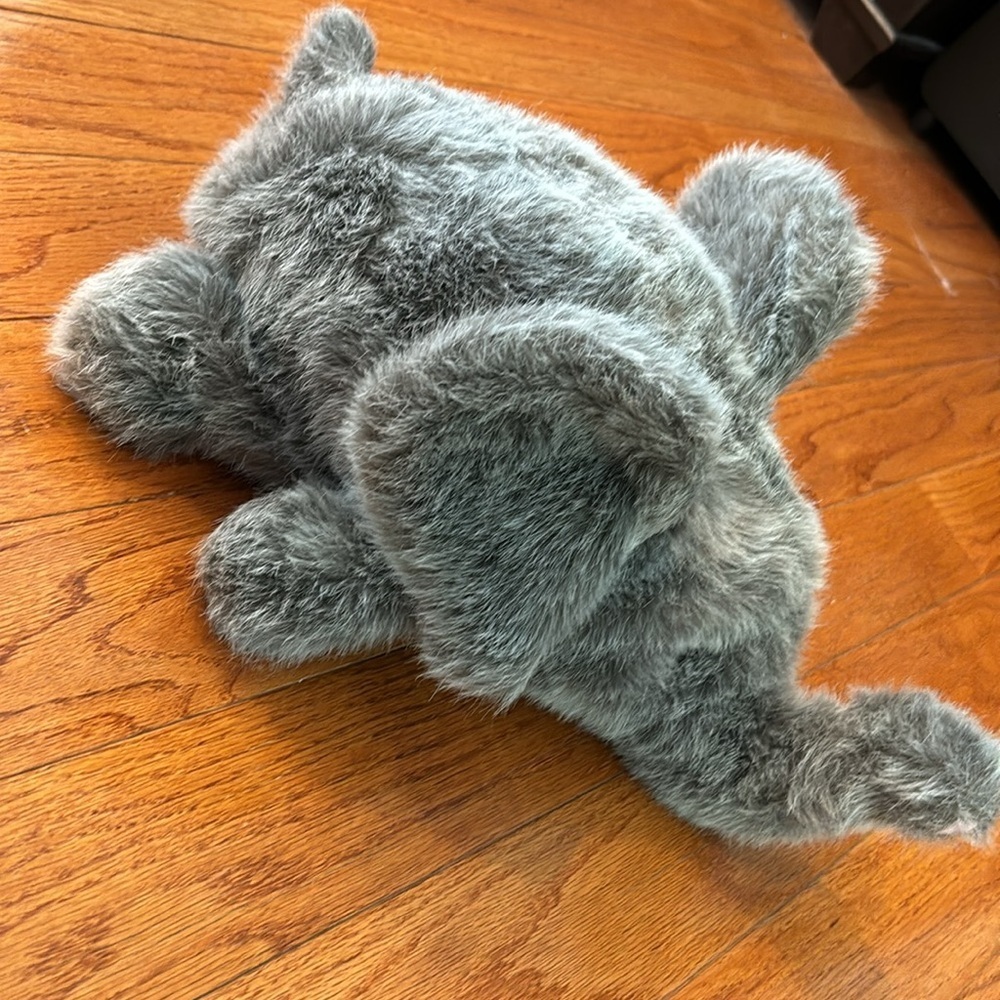 Skm Enterprise Inc Stuffed Animal Plush Gray Elephant 12" big Floppy ears